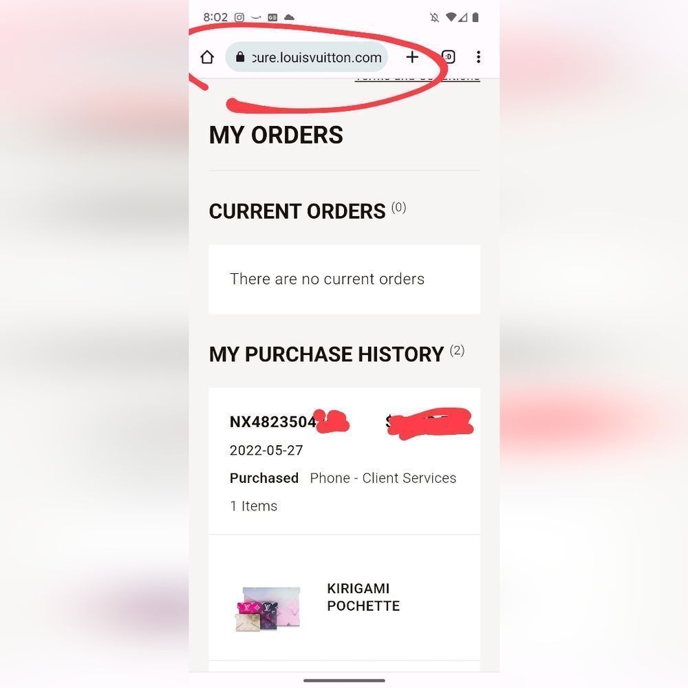 Louis Vuitton Pink Beige Monogram Card Holder - Picture 8 of 8